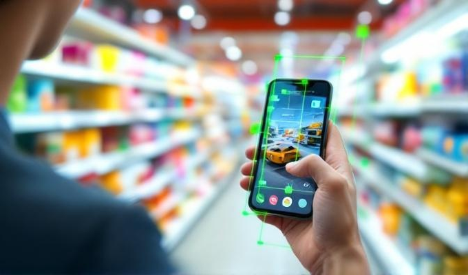 AI-powered shelf scanning application