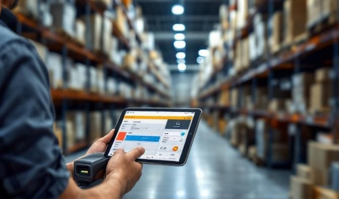 Mobile warehouse management on iPad